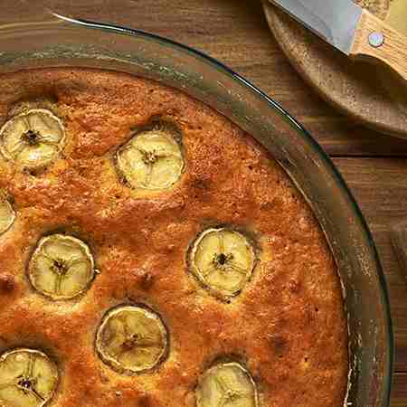 Torta banana e cioccolato