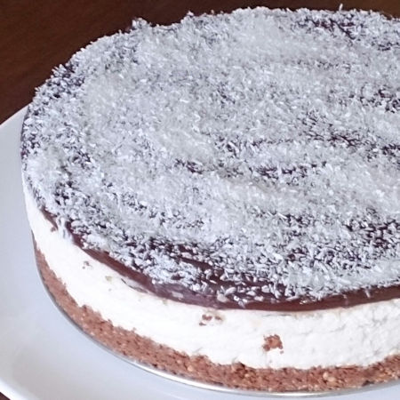 Torta Bounty senza cottura