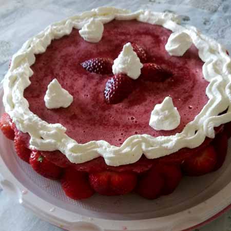 Cheesecake mousse di fragole