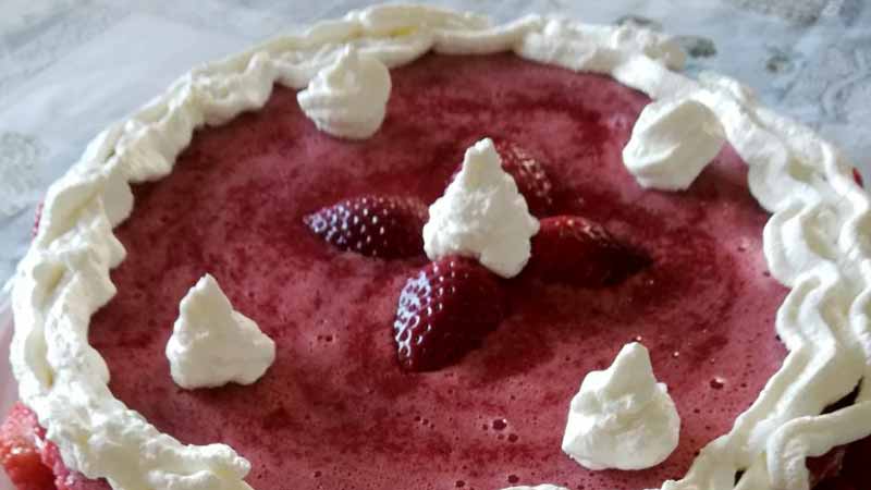 Cheesecake mousse di fragole