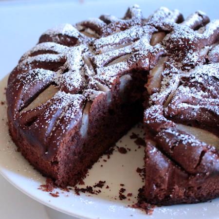 Torta cioccolato e pere di Montersino