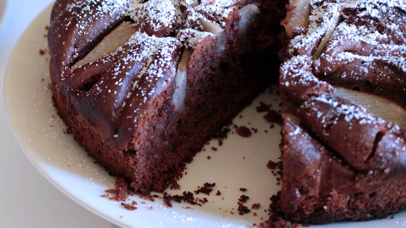 Torta cioccolato e pere di Montersino