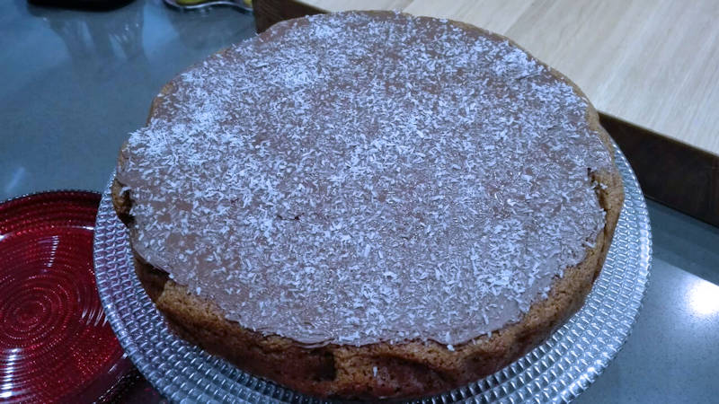 Torta cocco e Nutella senza glutine