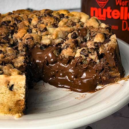 Torta cookies alla Nutella