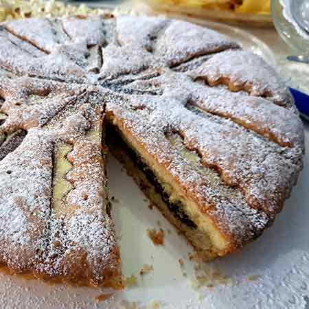 Torta di barrette Kinder e Nutella