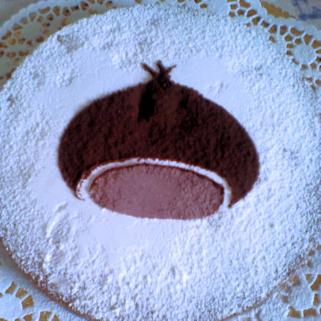 Torta di castagne e pere