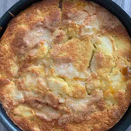 Torta di mele con marmellata