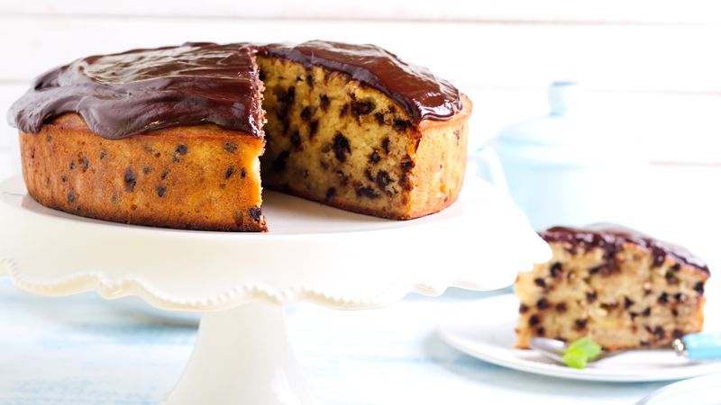 Torta di mele con pezzetti di cioccolato