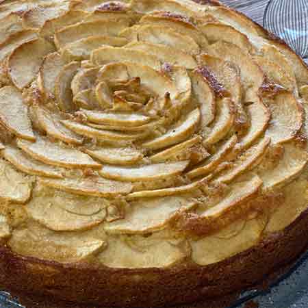 Torta di mele doppio strato