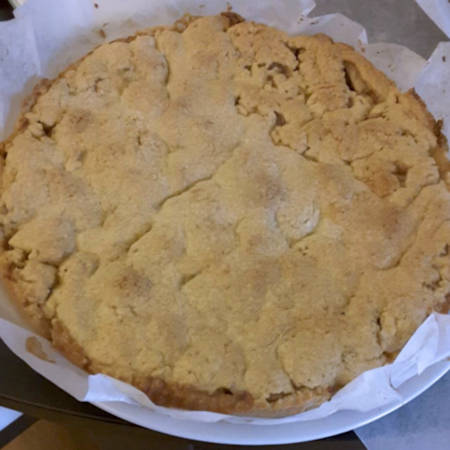 Torta ripiena mele e cannella