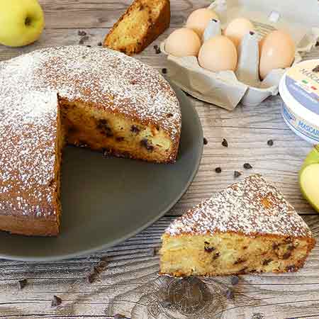 Torta di mele e mascarpone