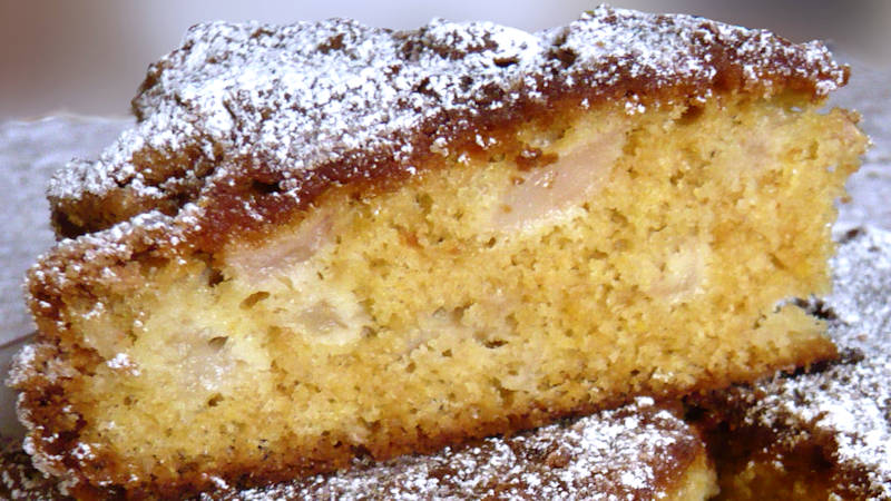 Torta di mele e nocciole