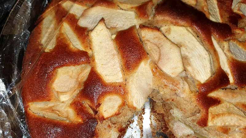 Torta di mele integrale senza zucchero