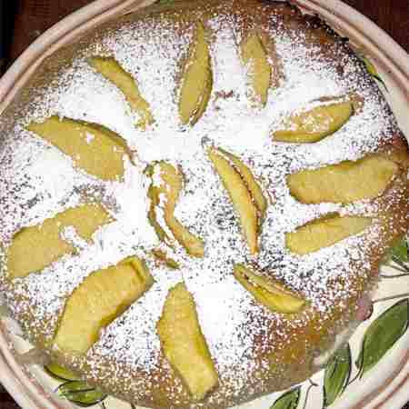 Torta di mele leggera