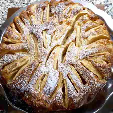 Torta di mele light