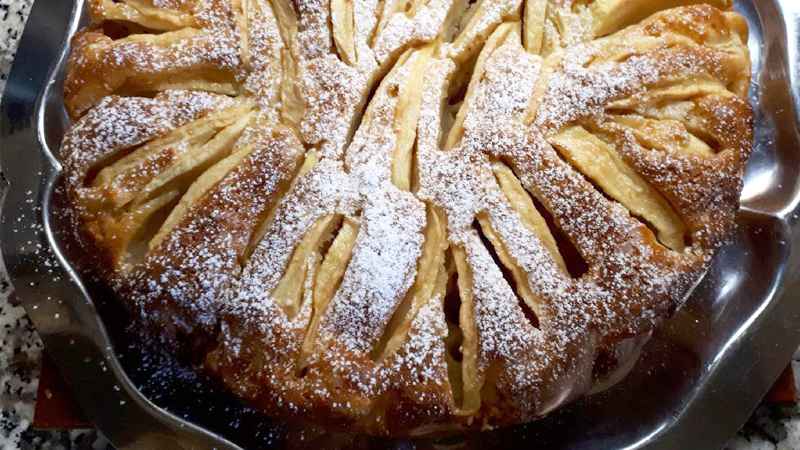 Torta di mele light