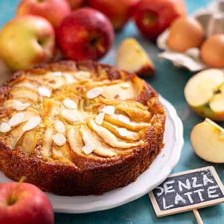 Torta di mele senza latte