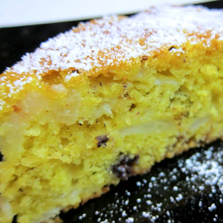 Torta morbida ricotta e pere