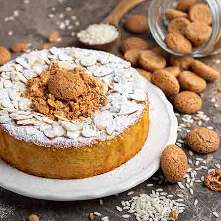 Torta di riso agli amaretti