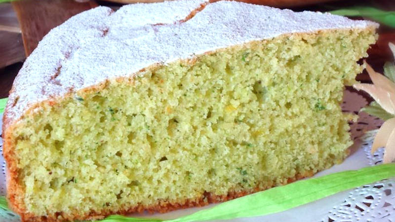 Torta di zucchine dolce