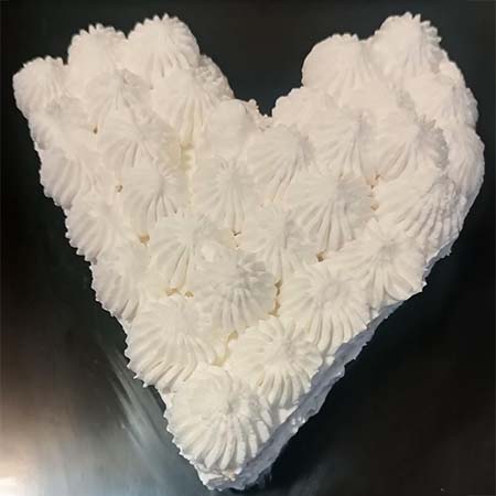 Torta farcita al cocco e panna