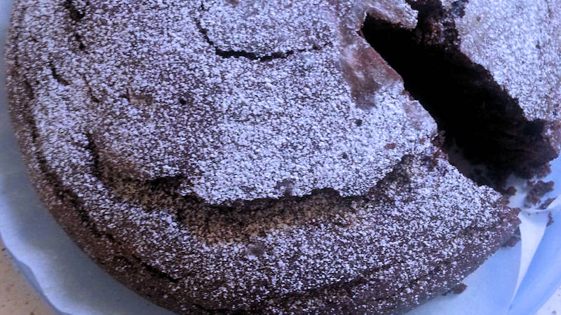 Torta farro e cacao