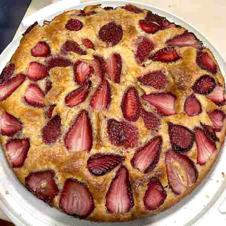 Torta fragole e yogurt