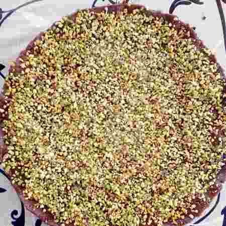 Torta fredda al pistacchio