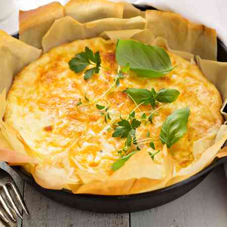 Torta frittata al forno