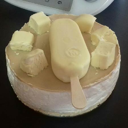 Torta gelato Magnum bianco