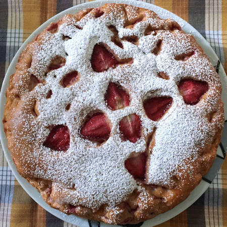 Torta golosa alle fragole