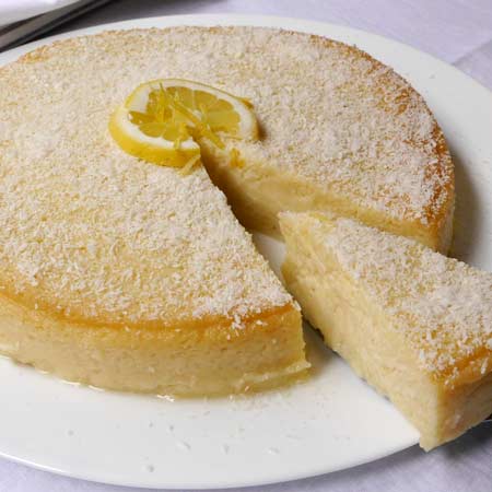 Torta impossibile cocco e limone