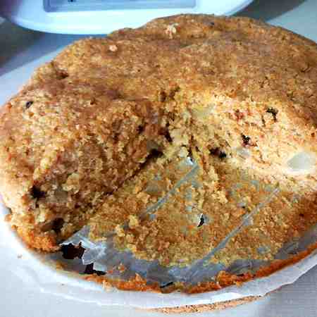 Torta integrale all'acqua