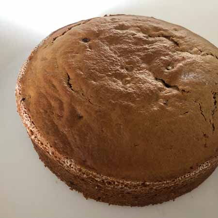 Torta integrale con gocce di cioccolato vegan