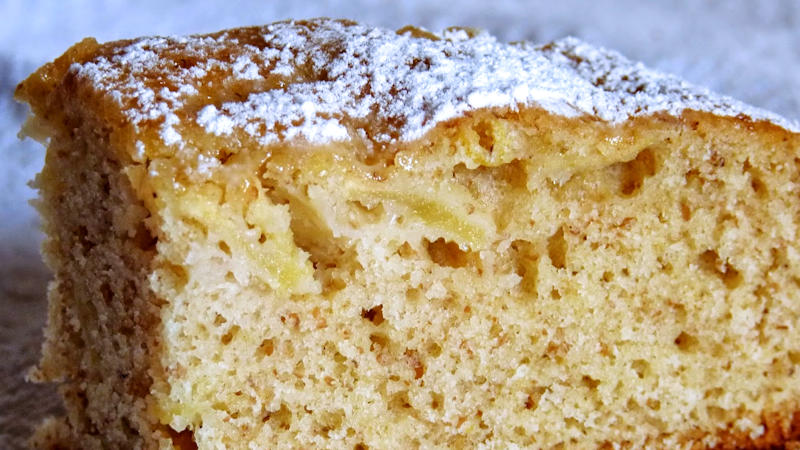 Torta integrale di mele