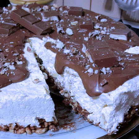 Torta Kinder cereali