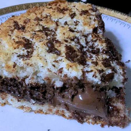 Torta magica cocco e Nutella