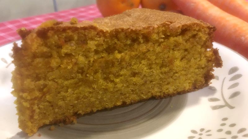 Torta mandorle e carote