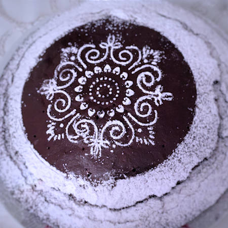 Torta margherita al cioccolato