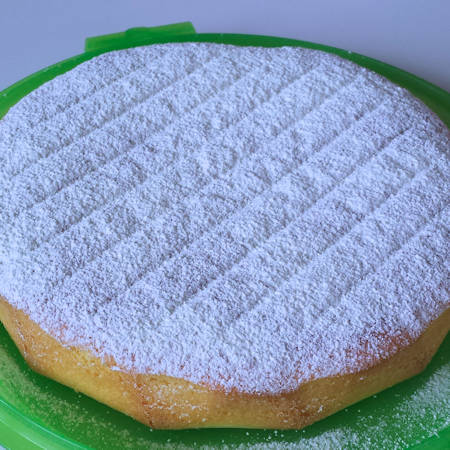 Torta margherita senza latte e burro