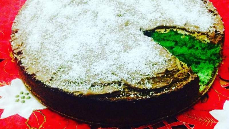 Torta menta e cocco