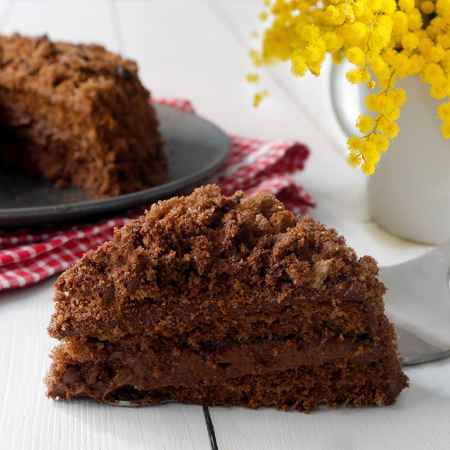 Torta mimosa al cioccolato