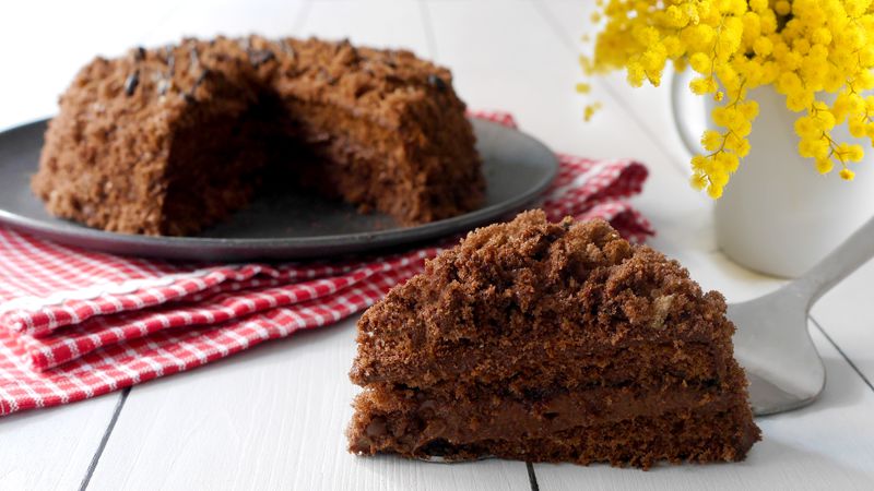 Torta mimosa al cioccolato