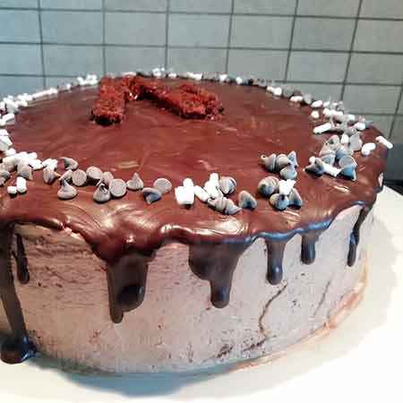 Torta morbida al cioccolato fondente