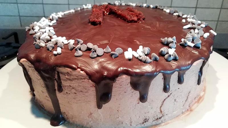 Torta morbida al cioccolato fondente