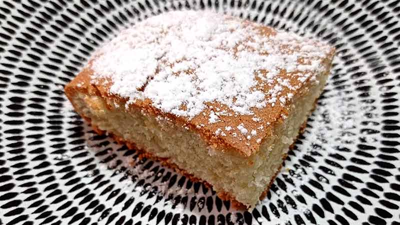 Torta morbida con farina di riso