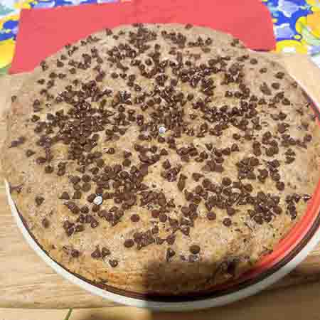 Torta noci e cioccolato