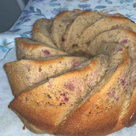 Torta nuvola panna e fragole