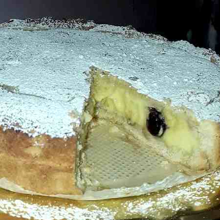 Torta pasticciotto salentina alle amarene