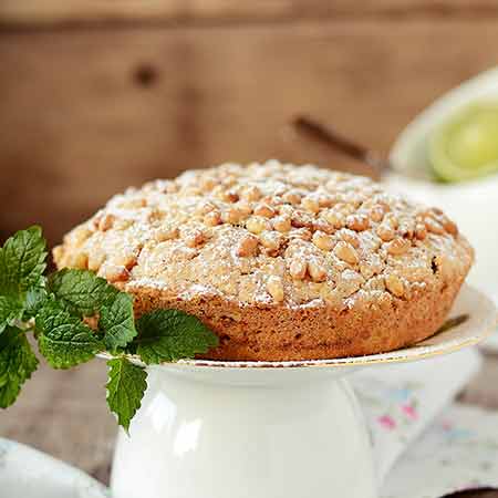 Torta pinoli e lime